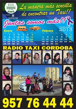 El calendario de las mujeres taxistas de Córdoba
