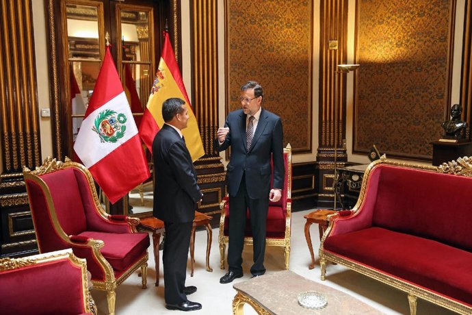 Mariano Rajoy y el presidente de Perú, Ollanta Humala