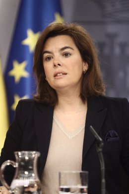 La vicepresidenta del Gobierno, Soraya Sáenz de Santamaría