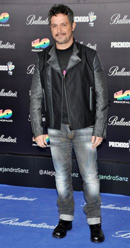 Alejandro Sanz en el photo call de los 40 Principales