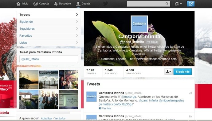 Twitter Cantabria Infinita
