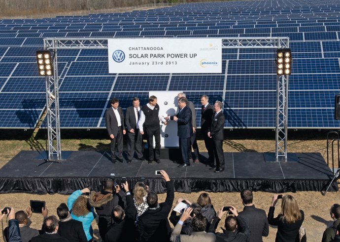 Centro solar de Chattanooga (EEUU) de Volkswage