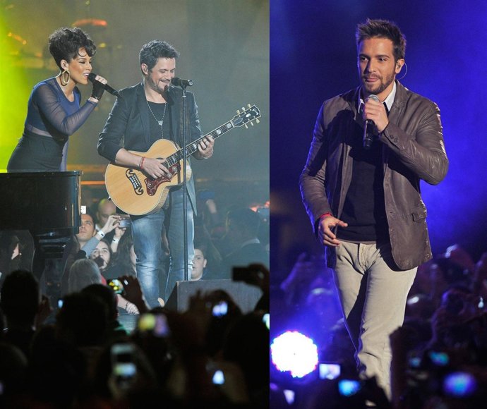 Montaje Alejandro Sanz y Pablo Alborán