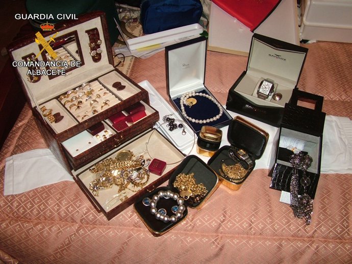 Objetos incautados en la operación 'Procesión'