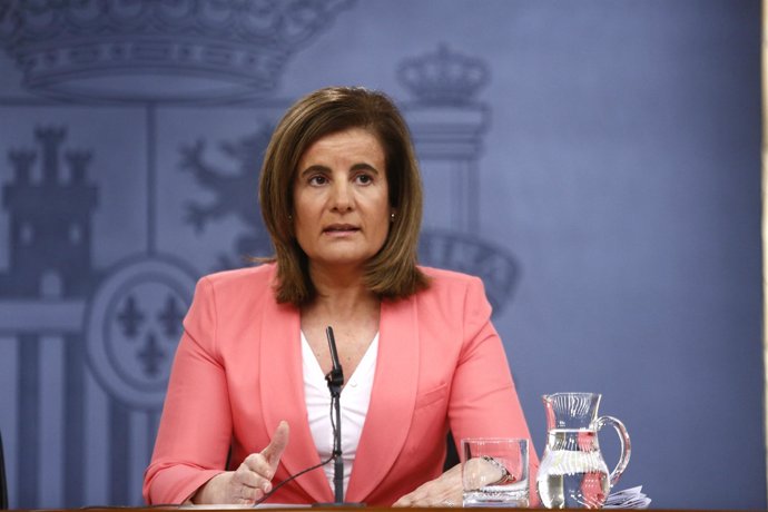 Fátima Báñez en el Consejo de Ministros