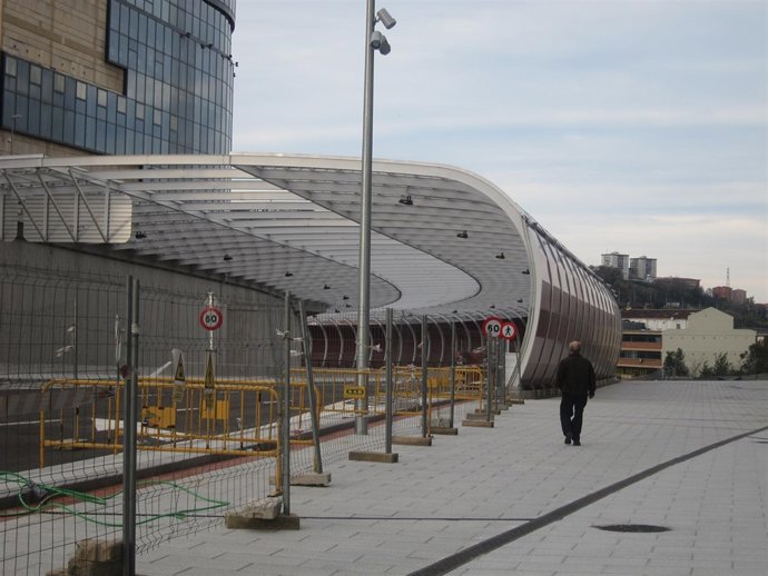 Obras de accesos a San Mamés