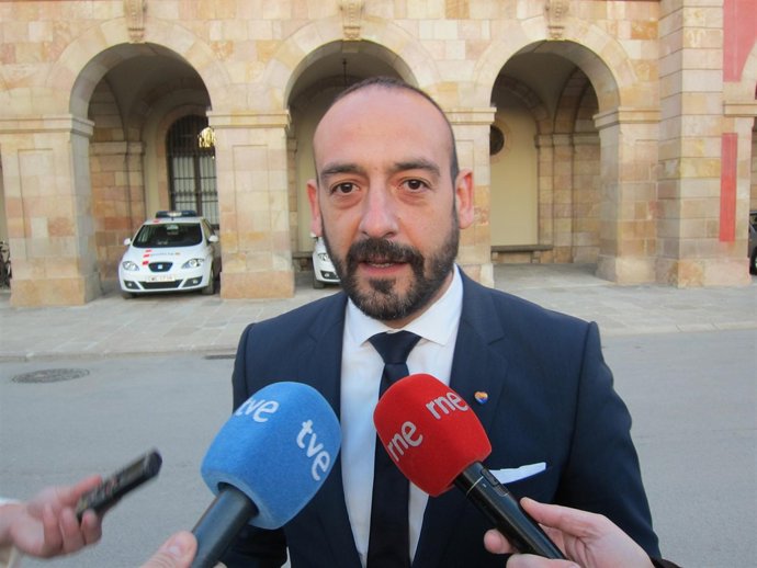 El portavoz de C's, Jordi Cañas. 