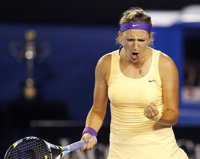 Tenis/Australia.- Azarenka: "Ha sido una victoria más emocionante que la del año pasado"