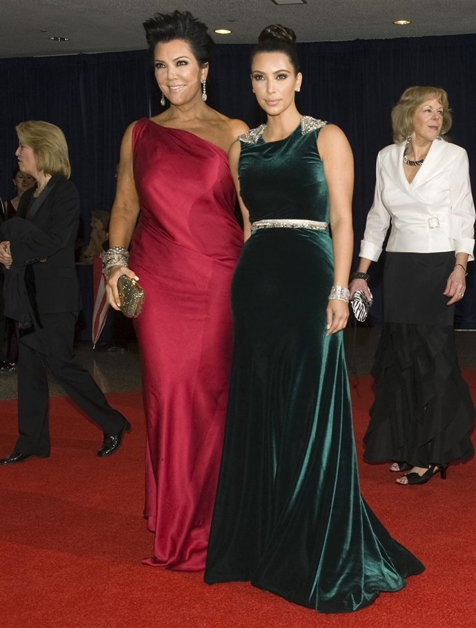 Kim Kardashian y su madre
