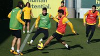 Fútbol.- Messi se entrena contra el grupo y podrá estar ante Osasuna