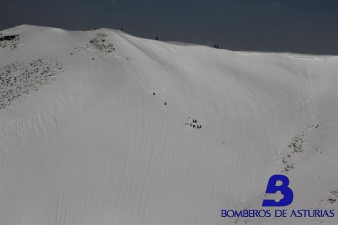 Rescate de montaña en Pajares.