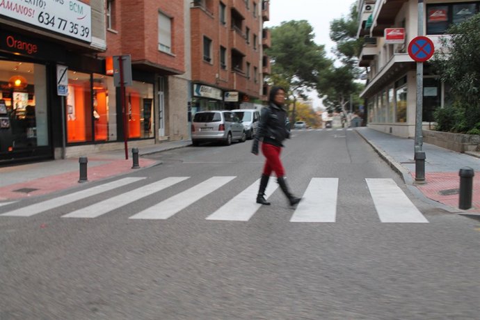 PASO DE CEBRA, PEATÓN, GUADALAJARA