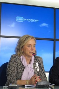 Mercedes Fernández (PP): "Lecciones en tema de minería al PSOE no le tolero ni una"