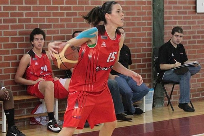 La jugadora del Rivas Anna Cruz