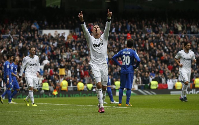 Cristiano Ronaldo, Real Madrid, ante el Getafe