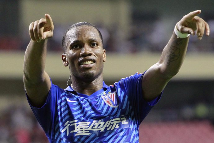 Didier Drogba en el Shanghai Shenhua