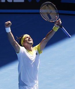 David Ferrer en el Open de Australia 2013