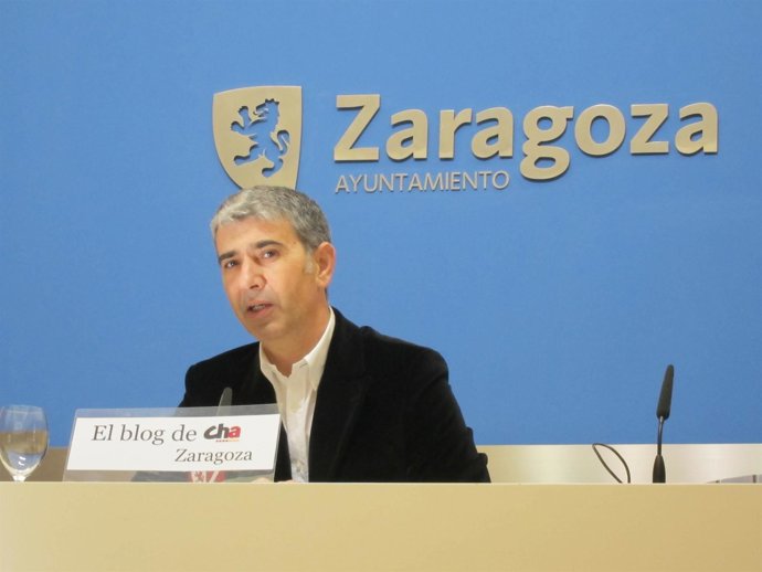 El portavoz de CHA, Juan Martín