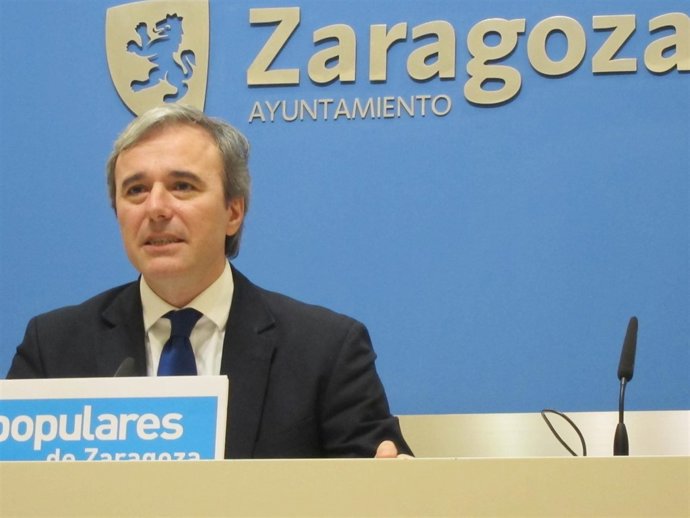 El concejal del PP, Jorge Azcón