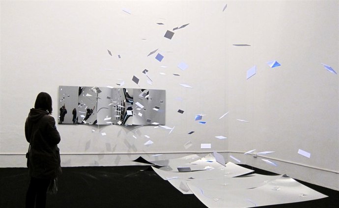 Una de las obras de la muestra 'Room Art/2013 ESPACIO XXI'