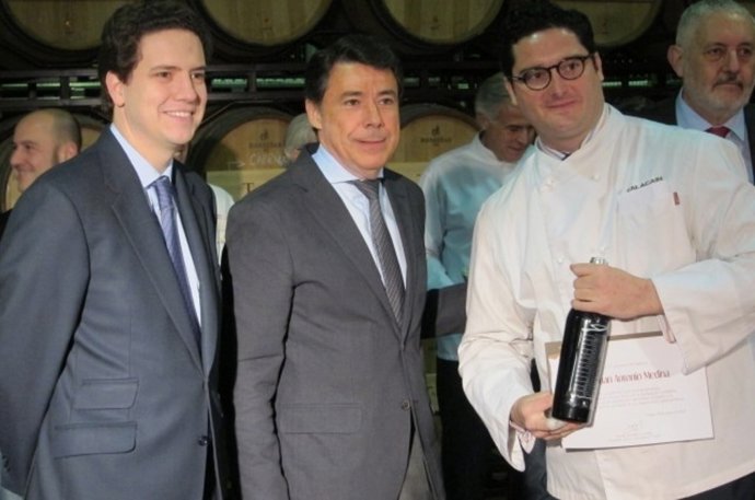 González en el acto de reconocimiento a cocineros de Madrid