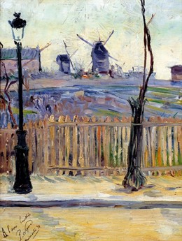 Paul Signac, El Moulin de la Galette, 1884