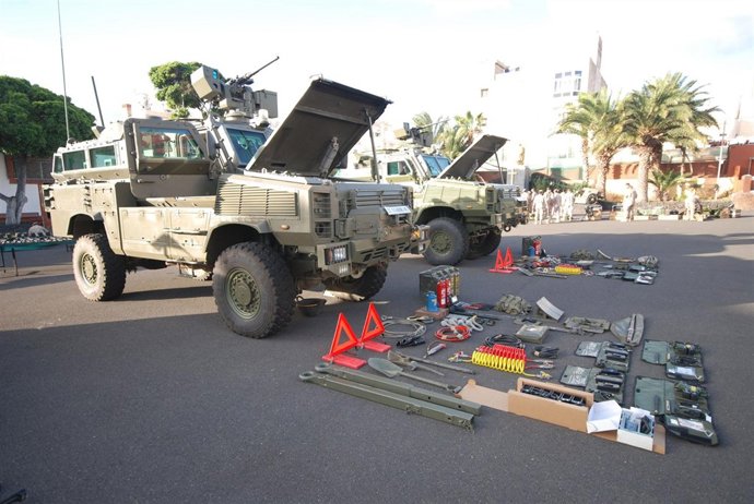 Llegada del 2º módulo de adiestramiento a Canarias