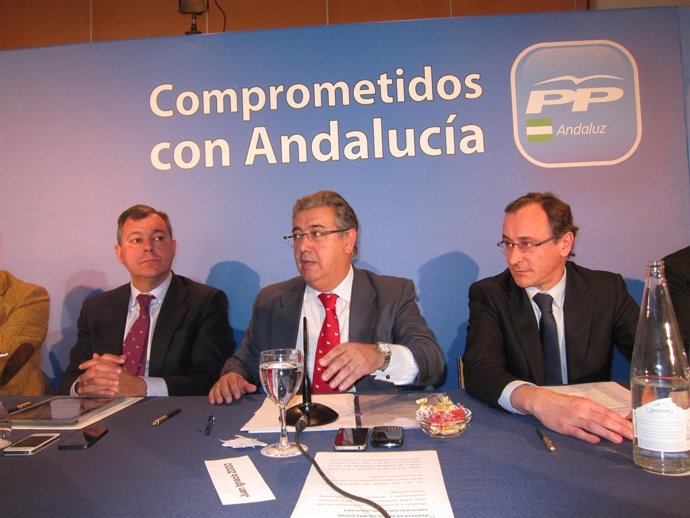 Zoido en la Interparlamentaria del PP