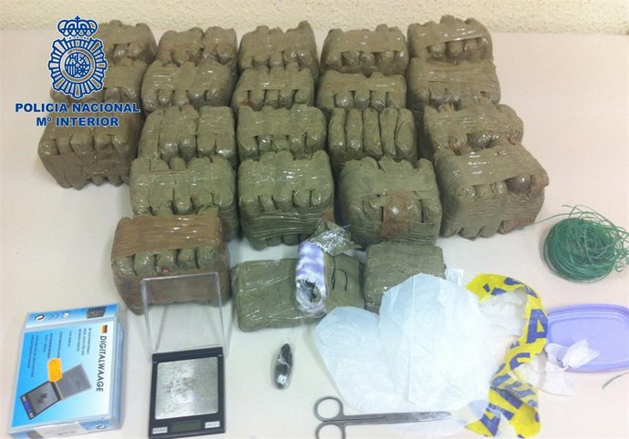 Bellotas intervenidas en el barrio de Benalúa