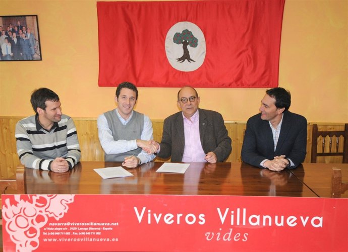 Convenio entre el Instituto de la Viña de la ULE y Viveros Villanueva