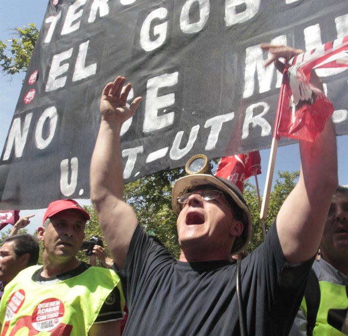 Protestas En Defensa Del Carbón