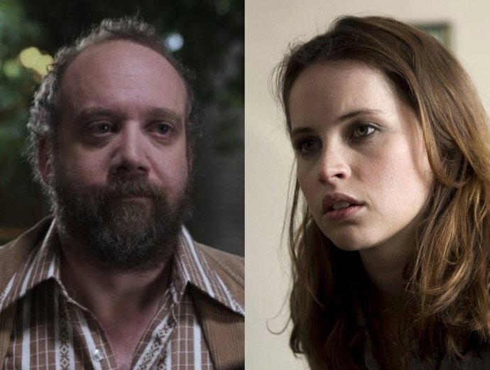 Paul Giamatti y  Felicity Jones