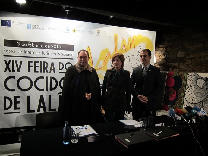 El alcalde de Lalín en la presentación de la feria del cocido