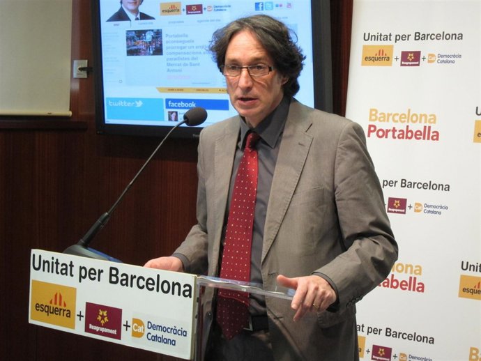 El líder de UpB en el Ayuntamiento de Barcelona, Jordi Portabella