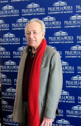 El director de orquesta ruso Yuri Temirkanov en el Palau de la Música