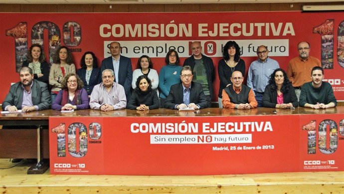 La nueva comisión ejecutiva de CCOO