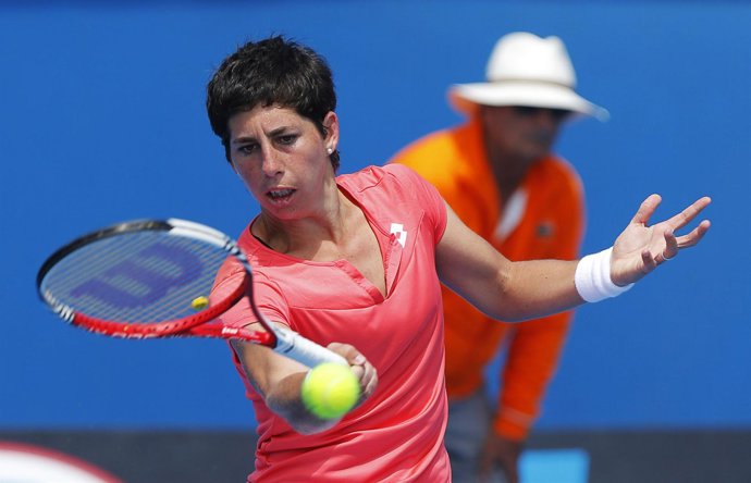 Carla Suarez en el Open de Australia 2013