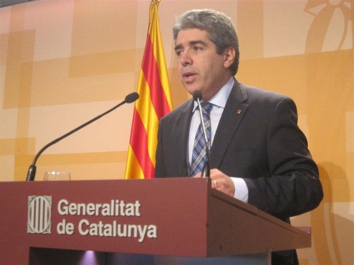 Francesc Homs, tras el Consell Executiu