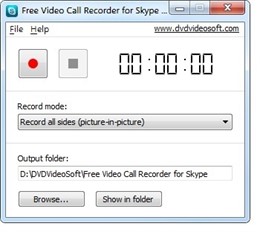 Graba las videollamadas de Skype gratis con DVDVideoSoft