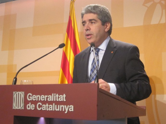 Francesc Homs, tras el Consell Executiu