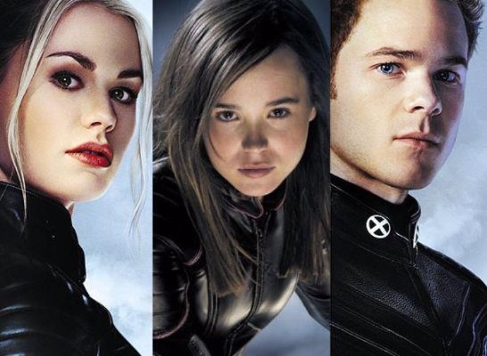  Pícara (Anna Paquin), Gatasombra (Ellen Page) Y El Hombre De Hielo (Shawn Ashmo