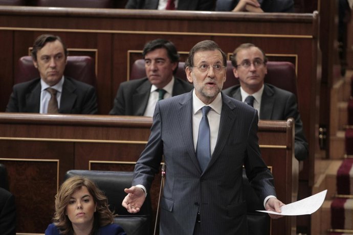 Mariano Rajoy, en el Congreso