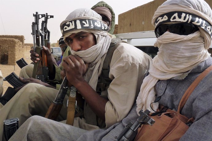 Milicianos islamistas de Ansar Dine, en el norte de Malí