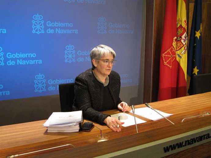 La vicepresidenta Lourdes Goicoechea.