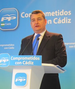 Antonio Sanz, presidente provincial del PP de Cádiz