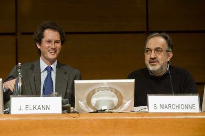 Sergio Marchionne Y John Elkann