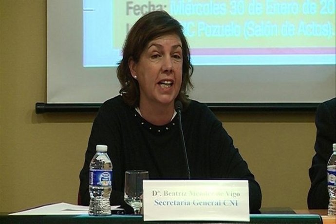 La secretaria general del Centro Nacional de Inteligencia (CNI), Beatriz Méndez 