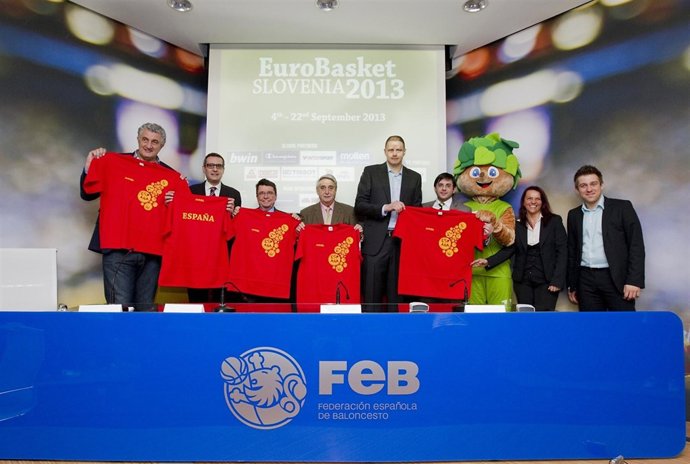 Presentación Eurobasket Eslovenia 2013 