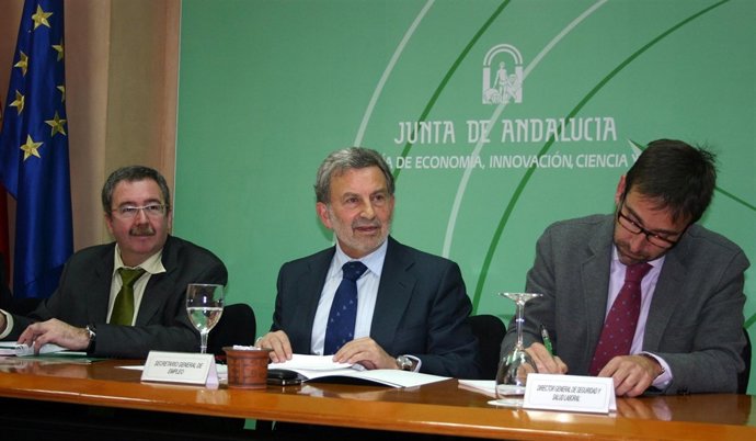 Ángel Gallego, Antonio González y José Antonio Amate