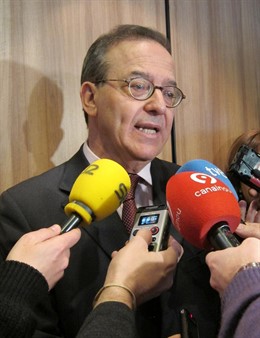El director general del FROB, Antonio Carrascosa, en una jornada en Valencia.